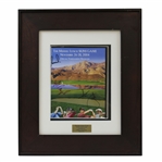 Adam Scott, Annika, & Couples Signed 2004 Skins Game Cover - Framed JSA ALOA
