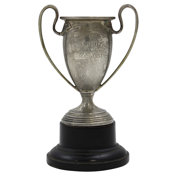 1931 Gremaschi Cup Sterling Silver Trophy Xmas Cup on Plinth