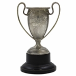 1931 Gremaschi Cup Sterling Silver Trophy Xmas Cup on Plinth