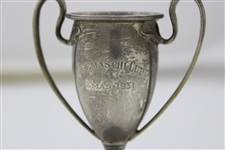 1931 Gremaschi Cup Sterling Silver Trophy Xmas Cup on Plinth