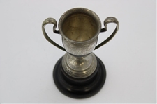 1931 Gremaschi Cup Sterling Silver Trophy Xmas Cup on Plinth