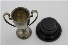 1931 Gremaschi Cup Sterling Silver Trophy Xmas Cup on Plinth
