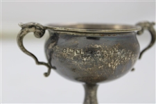 1934 Morton Hall Tennis Singles Sterling Silver Trophy Cup Won By Elizabeth Jackson