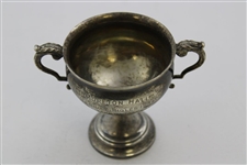 1934 Morton Hall Tennis Singles Sterling Silver Trophy Cup Won By Elizabeth Jackson