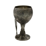 Undated Sterling Silver Golf Themed Cup with Crossed Clubs & Golf Ball - #41 Sticker on Base