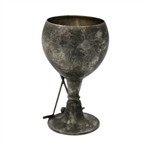 Undated Sterling Silver Golf Themed Cup with Crossed Clubs & Golf Ball - #41 Sticker on Base