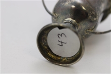 Undated Sterling Silver Cup - #43 Sticker on Base