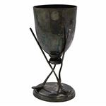 Undated Sterling Silver Cup with Tripod of Golf Clubs & Pegasus Stamp