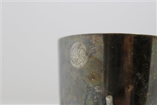 Undated Sterling Silver Cup with Tripod of Golf Clubs & Pegasus Stamp