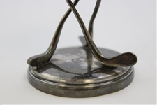 Undated Sterling Silver Cup with Tripod of Golf Clubs & Pegasus Stamp