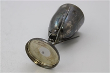 Undated Sterling Silver Cup with Tripod of Golf Clubs & Pegasus Stamp