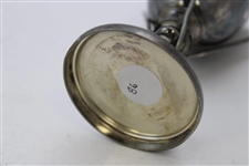 Undated Sterling Silver Cup with Tripod of Golf Clubs & Pegasus Stamp