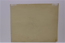 Original Clare Briggs Pen & Ink 'What's The Answer' Cartoon Strip - 1918