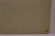Original Clare Briggs Pen & Ink 'What's The Answer' Cartoon Strip - 1918
