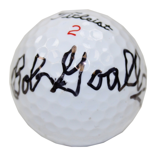 Bob Goalby Signed Titleist 2 Logo Golf Ball JSA ALOA