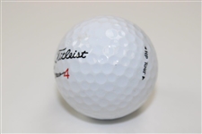 Jordan Spieth Signed Titleist 4 Logo Golf Ball JSA ALOA