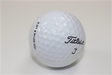Ben Crenshaw Signed Titleist 3 Logo Golf Ball - Signed in Blue JSA ALOA