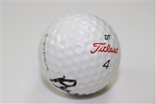 Byron Nelson Signed Titleist DT 4 Logo Golf Ball JSA ALOA