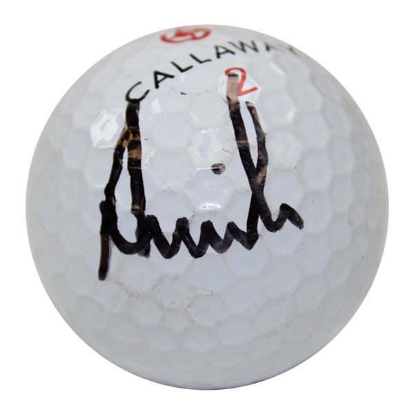 Annika Sorenstam Signed Callaway 2 Logo Golf Ball JSA ALOA