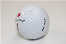 Annika Sorenstam Signed Callaway 2 Logo Golf Ball JSA ALOA