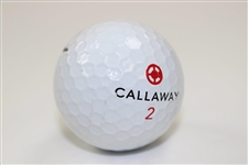 Annika Sorenstam Signed Callaway 2 Logo Golf Ball JSA ALOA