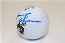 Lynn Swann Signed Steelers Helmet Logo Wilson Golf Ball JSA ALOA