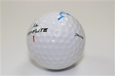 Bob Gilder Signed Spalding Top-Flite 1 Logo Golf Ball JSA ALOA
