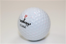 John Daly Signed Hogan 392LS 4 Logo Golf Ball - Signed in Red JSA ALOA