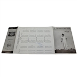 Jimmy Demaret Signed 1962 Thunderbird Classic Wednesday Pairing Sheet JSA ALOA