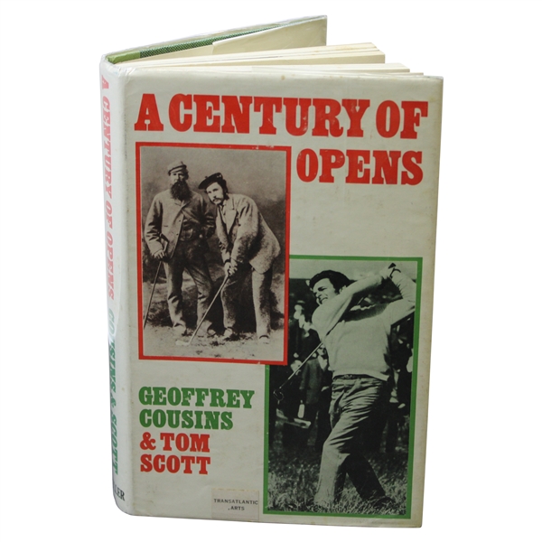 1971 A Century Of Opens Book by Geoffrey Cousins & Tom Scott