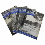 1949 Golfdom Magazines - January, February, May, & June