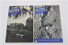 1949 Golfdom Magazines - January, February, May, & June