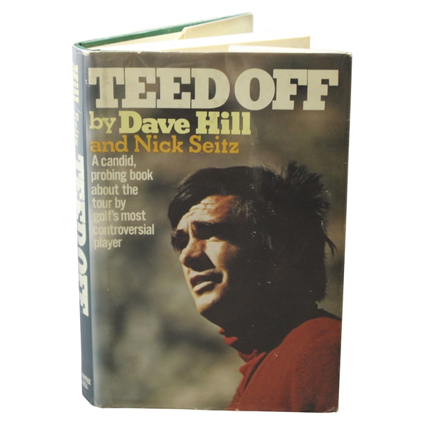 1977 Teed Off Book by David Hill & Nick Seitz signed by Hill