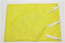 Multi-Signed 1999 Masters Embroidered Flag - Langer, Price, Weir, Sutton, & others JSA ALOA