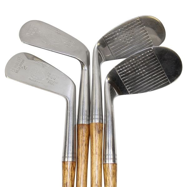 MacGregor 3 Stars DuraLite Stainless Steel Irons with Henry G. Lyton & Sons Shaft Stamps