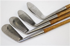 MacGregor '3 Stars' DuraLite Stainless Steel Irons with Henry G. Lyton & Sons Shaft Stamps