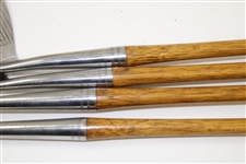 MacGregor '3 Stars' DuraLite Stainless Steel Irons with Henry G. Lyton & Sons Shaft Stamps