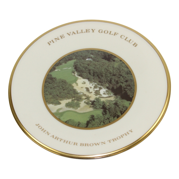 Vinny Giles Pine Valley Golf Club John Arthur Brown Trophy Lenox Plate - 1913-1988
