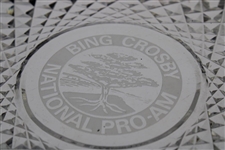 Vinny Giles' Personal Bing Crosby National Pro-Am Undated Glass Tray