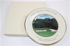 Vinny Giles' Pine Valley Golf Club Crump Memorial Cup Senior Medalist Lenox Plate with Box - 2007