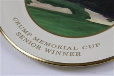 Vinny Giles' Pine Valley Golf Club Crump Memorial Cup Senior Winner Lenox Plate with Box - 2007