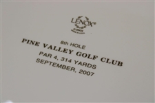 Vinny Giles' Pine Valley Golf Club Crump Memorial Cup Senior Winner Lenox Plate with Box - 2007