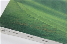 Vinny Giles' 1998 Masters Gift - Linda Hartough Signed Ltd Ed #6 Hole Juniper Canvas - Sealed