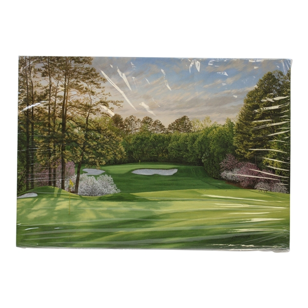 Vinny Giles 2000 Masters Gift - Linda Hartough Signed Ltd Ed #4 Hole Floweing Crab Apple Canvas - Sealed