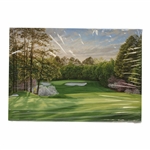 Vinny Giles 2000 Masters Gift - Linda Hartough Signed Ltd Ed #4 Hole Floweing Crab Apple Canvas - Sealed