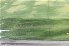 Vinny Giles' 2000 Masters Gift - Linda Hartough Signed Ltd Ed #4 Hole Floweing Crab Apple Canvas - Sealed