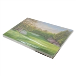 Vinny Giles' 2000 Masters Gift - Linda Hartough Signed Ltd Ed #4 Hole Floweing Crab Apple Canvas - Sealed