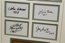 Vinny Giles' Personal US Amateur Champs Signed Trophy Photo Display - Giles, Murphy, Sigel, & Harris JSA ALOA