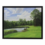 Vinny Giles Personal The 14th Hole Bears Paw Country Club Patrick Careny Canvas Print - Framed