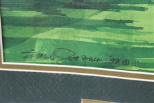Vinny Giles' Personal The Oakmont Country Club Hole #12 Ltd Ed Matted Print #43/525
